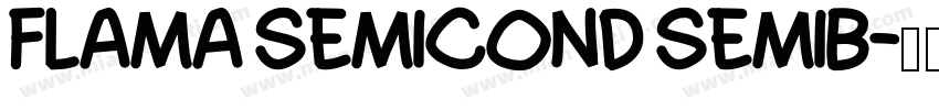 Flama Semicond Semib字体转换